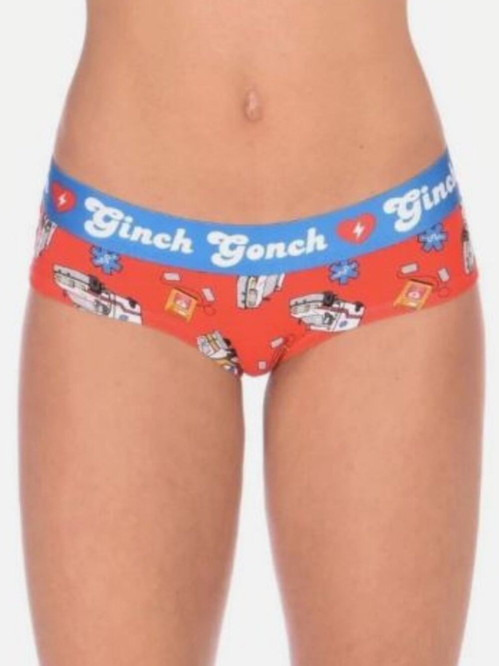 Ginch Gonch Gogo EMT Paramedic Panties Underwear Ambulance Medic S NEW